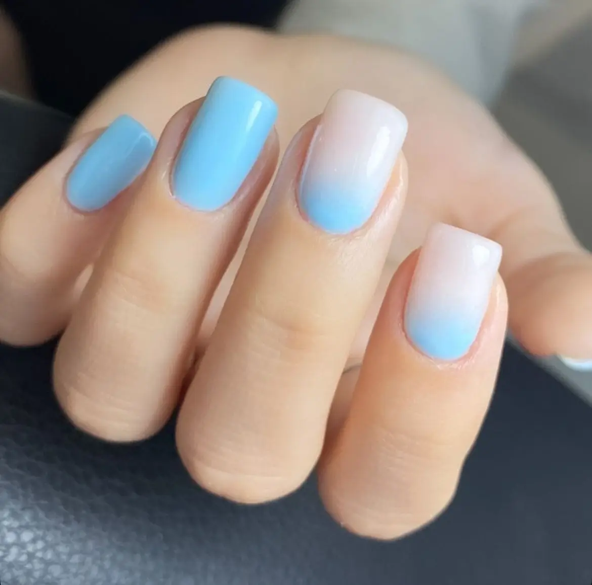 Un lavoro di nail art realizzato in studio